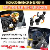 PORTAVASOS MULTIFUNCIONAL PARA AUTO